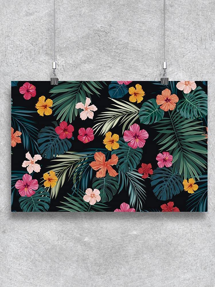 Vibrant Hand-Drawn Floral Wall Art Print - Perfect for Home Decor, Office & Gift Giving