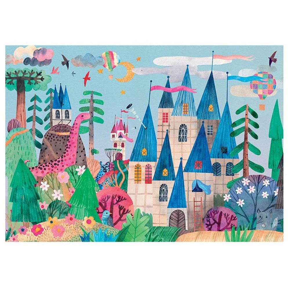 Calypto Jigsaw Puzzle - Fairy Tale Castle 54 Pieces for Kids | Educational Toy for Family Game Night & Classroom Activities