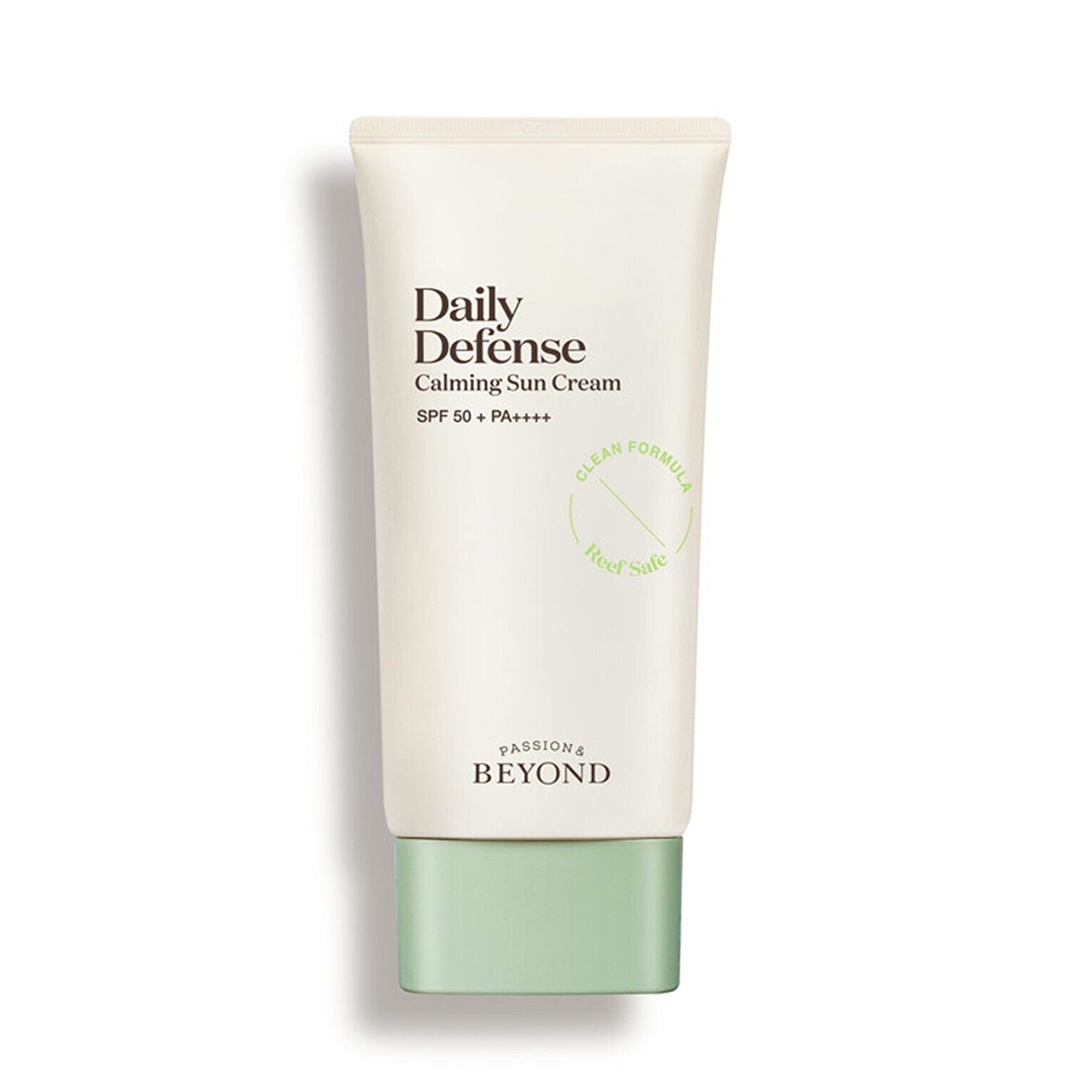 BEYOND Daily Defense Calming Sun Cream SPF50+ PA++++ 50ml - Hydrating & Soothing Sunscreen for Sensitive Skin, Perfect for Daily Use & Outdoor Activities