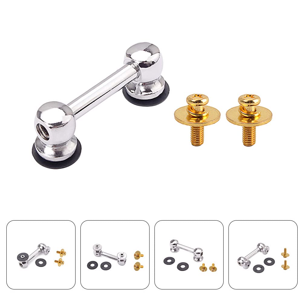 MILISTEN Double End Snare Drum Lugs - Bass Guitar & Drum Set Accessories (1 Set) - Perfect for Drum Maintenance, Replacement Parts & Musical Instrument Repair