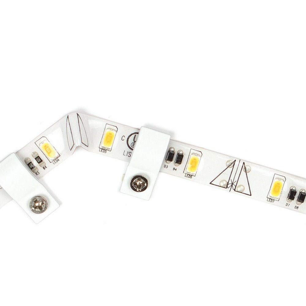 WAC Lighting LED-TE2445-5-WT InvisiLED PRO III Tape Light - 5 Foot Flexible LED Strip, 4000K Cool White, Dimmable - Perfect for Under Cabinet Lighting, Shelf Accents & Home Decor