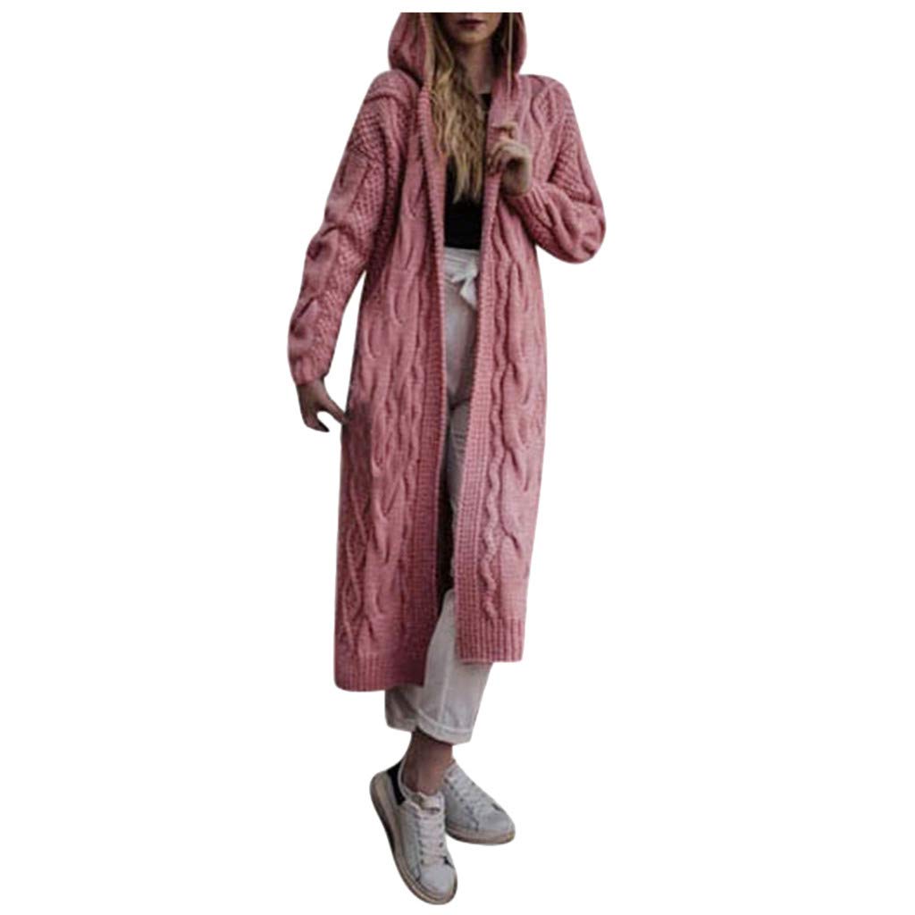 Lightweight Women's Jacket - Casual Long Sleeve Striped Cardigan Coat with Pockets | Navy Blue Sweater for Fall & Spring | Perfect for Office, Travel and Everyday Wear