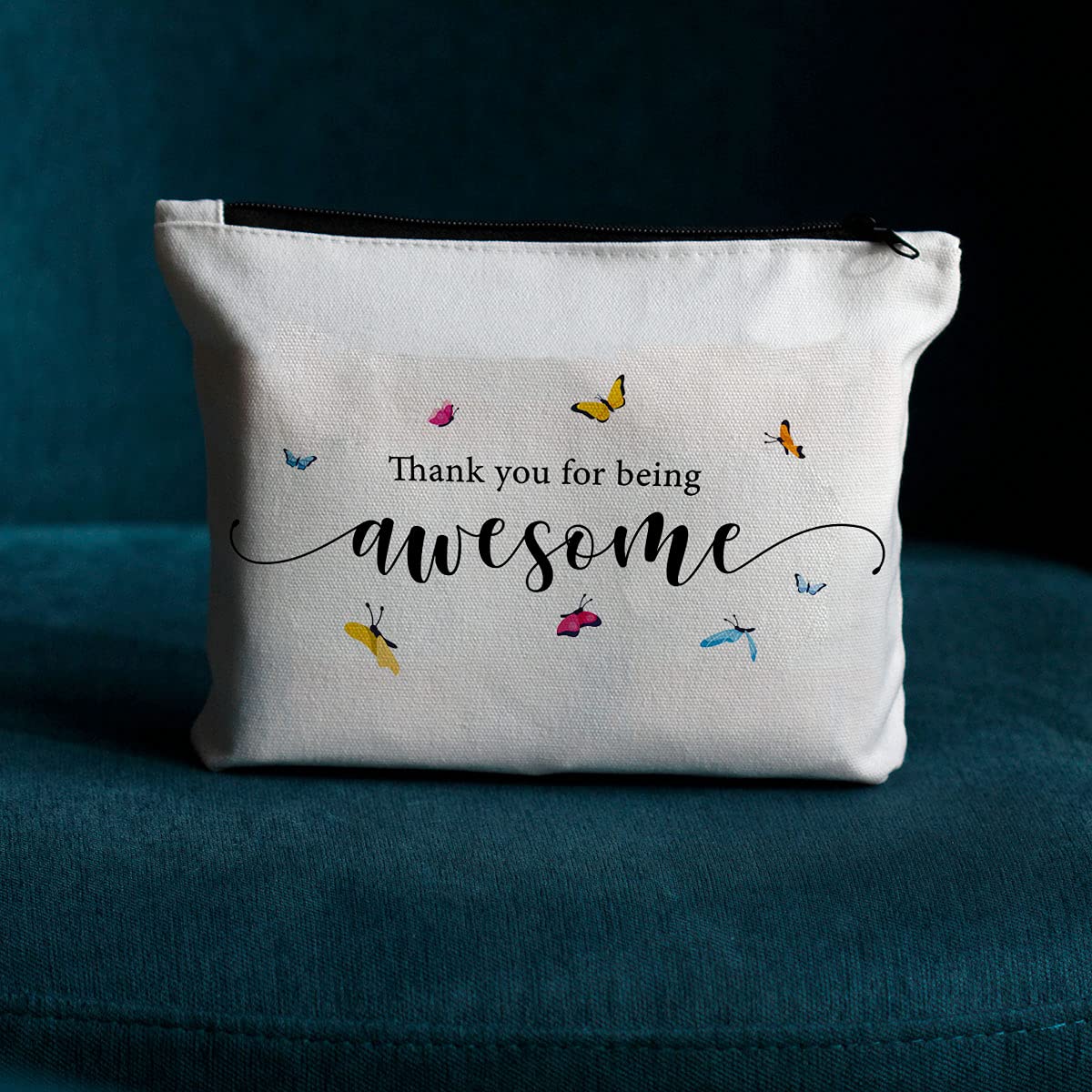 Inspirational Makeup Bag for Women - Encouragement Gift for Employees, Friends & Teens - Perfect for Thank You & Appreciation Gifts
