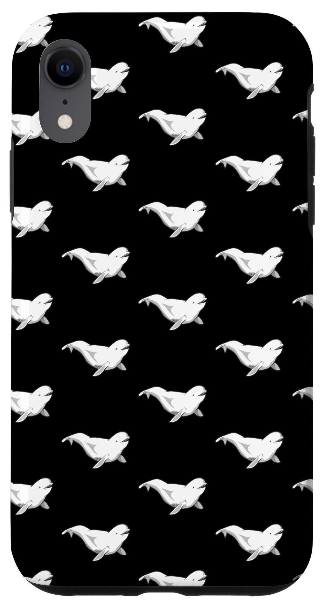 iPhone XR Case with Beluga Whale Animal Pattern - Durable Nature-Inspired Design for Protection & Style - Perfect for Outdoor Adventures, Travel, and Daily Use