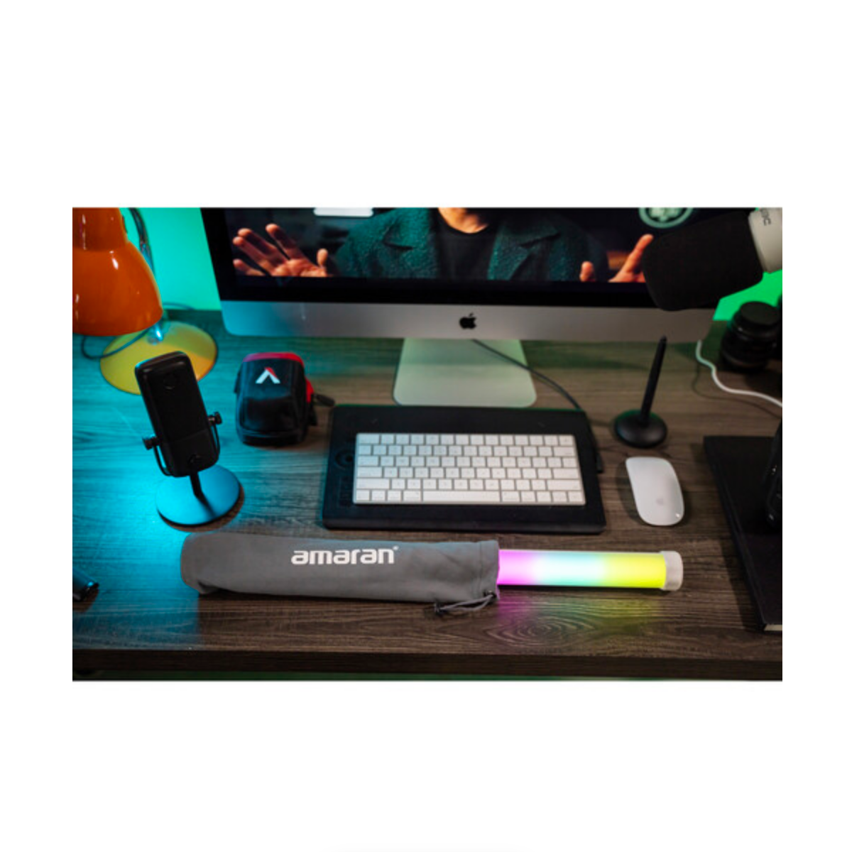 Amaran PT1c RGB LED Light Tube (1 Foot) - Professional Studio Lighting for Photography, Videography & Home Decor