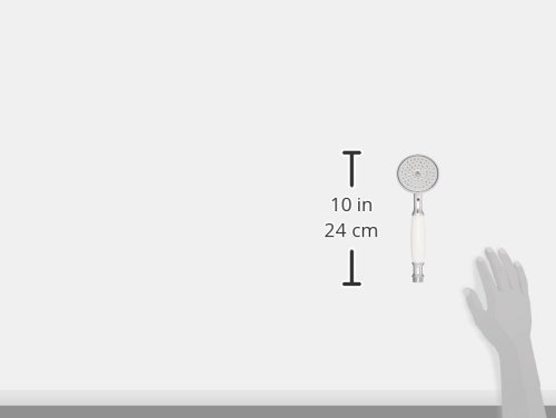 Rohl C7104PAPC Country Bath Single Function Hand Shower - Compatible with 4-Hole Deck Mount Tub Filler Mixers (A1404, A1464, A2104, A1804, A2764, A1764) | Exposed Tub Filler | Perfect for Spa, Bathroom Renovation & Luxury Shower Experience