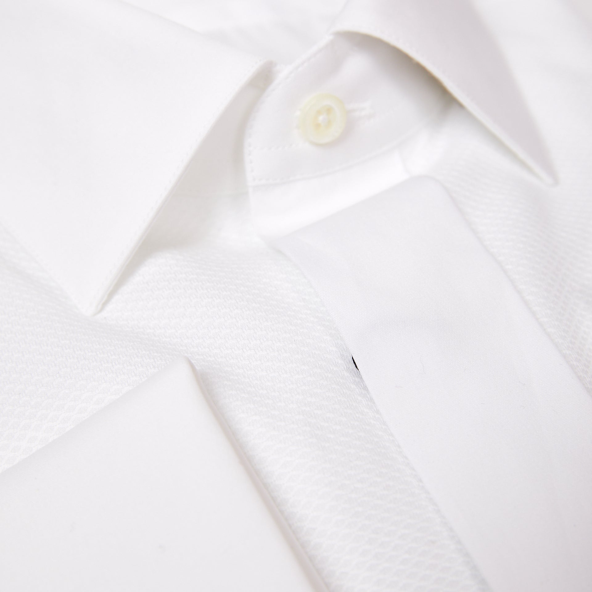 Corneliani Men's White Cotton Dress Shirt for Formal Dinner & Business Occasions – Premium Slim Fit Button Down Shirt for Weddings, Office & Special Events