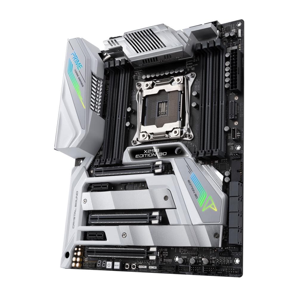 ASUS PRIME X299 EDITION 30 ATX MOTHERBOARD - LGA 2066 Socket, DDR4, Dual M.2, USB 3.1 - Perfect for Gaming PCs, Workstations & Content Creation (3-Year Warranty)