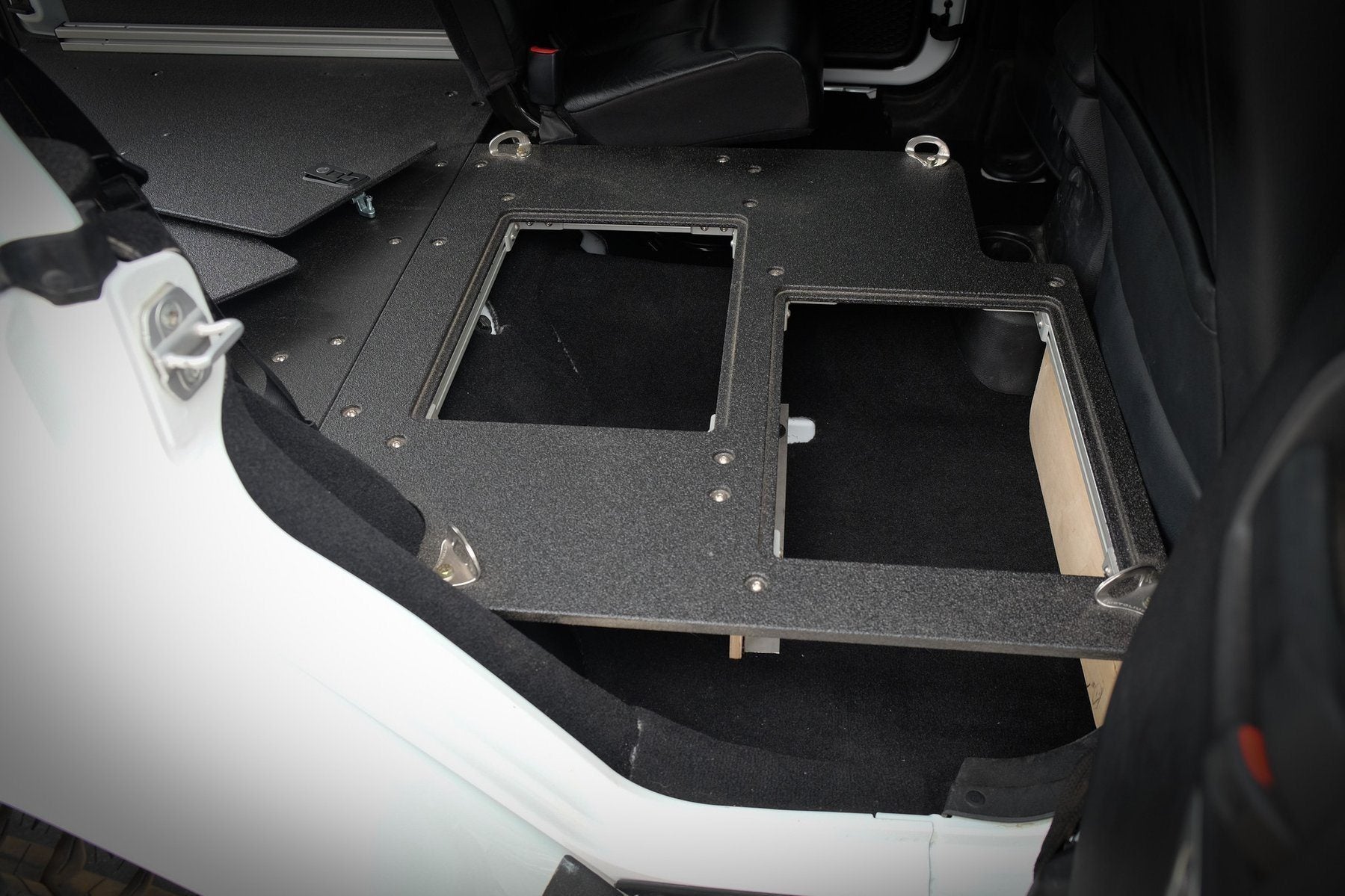 2007-2018 Jeep Wrangler JKU Sleeping Platform - Heavy Duty Rear Cargo Bed for Camping & Overlanding Adventures