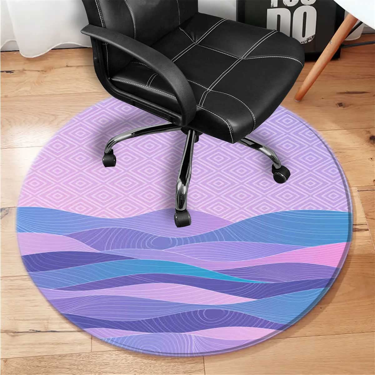 51 Inch Splash Mat for High Chair, Office Chair & Gaming Desk - Waterproof & Non-Slip Floor Protector for Babies, Pets & Home Use