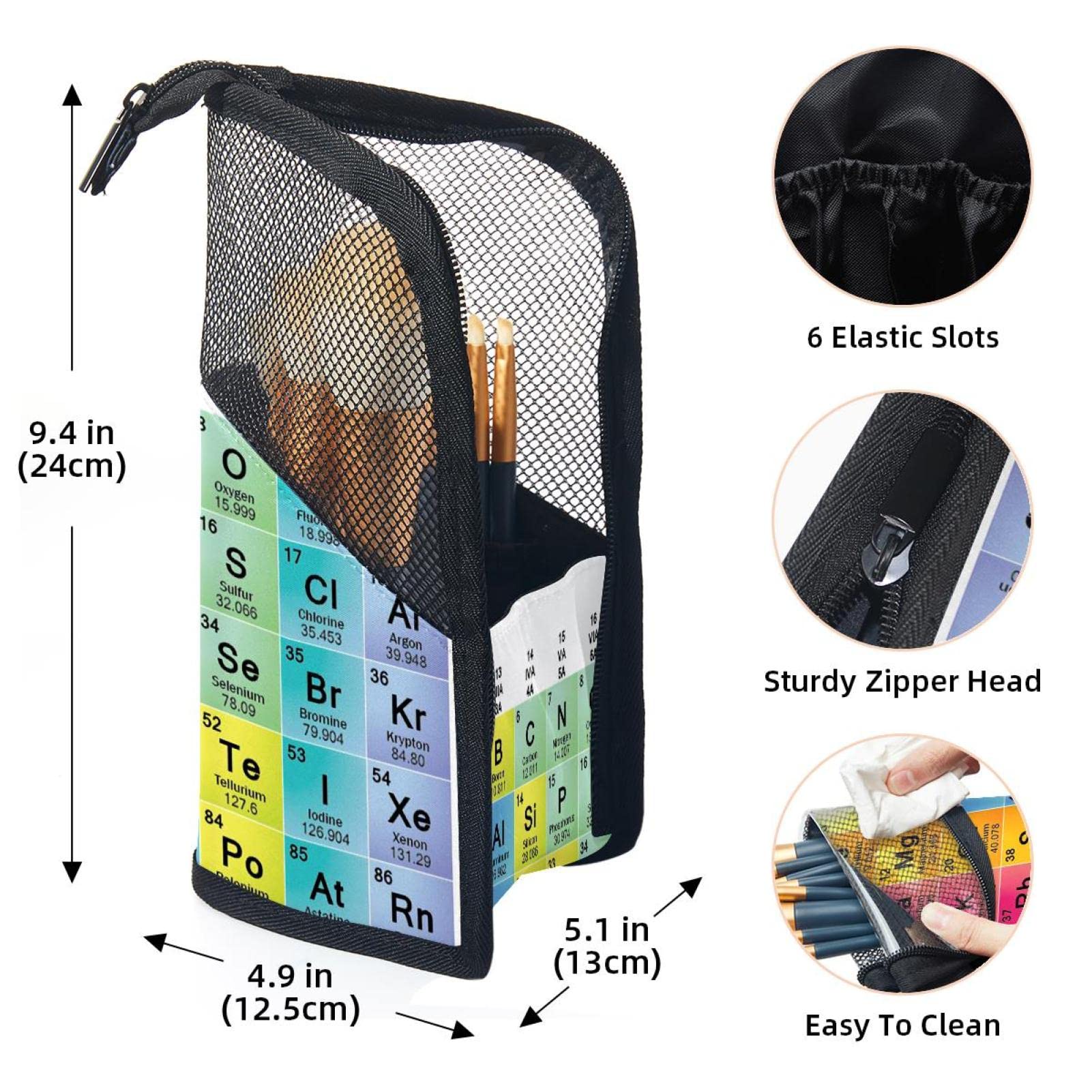12-Piece Makeup Brush Organizer Bag with Brush Holder - Portable Travel Cosmetic Brush Case for Makeup Artists & Students - Perfect for Home, Salon, and On-the-Go Makeup Application