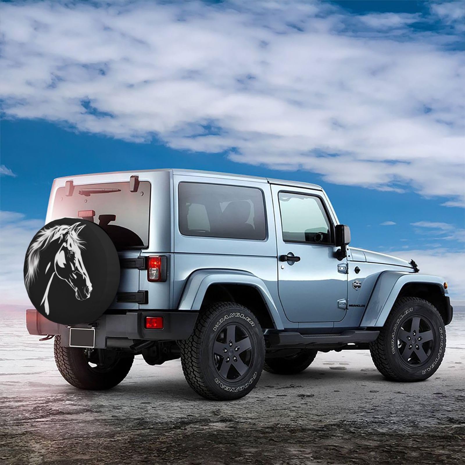 Universal 17 Inch Weatherproof Spare Tire Cover for RV, Camper, Travel Trailer, SUV & Truck - Durable Wheel Protector for Outdoor Adventures & Road Trips