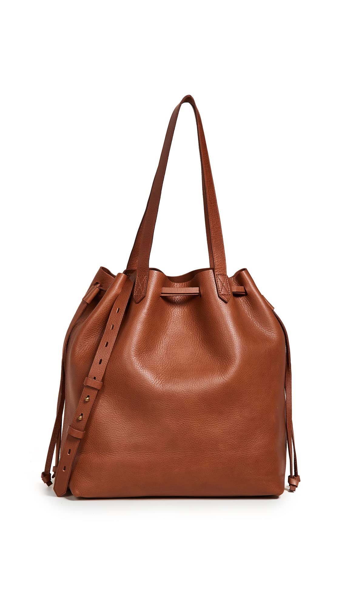 Madewell The Drawstring Transport Tote Bag for Women - Stylish & Spacious Leather Handbag for Work, Travel & Everyday Use