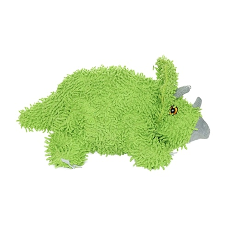 Durable Microfiber Squeaky Dog Toy - Triceratops Ball for Small & Medium Dogs | Interactive Play, Fetch, and Chewing Fun