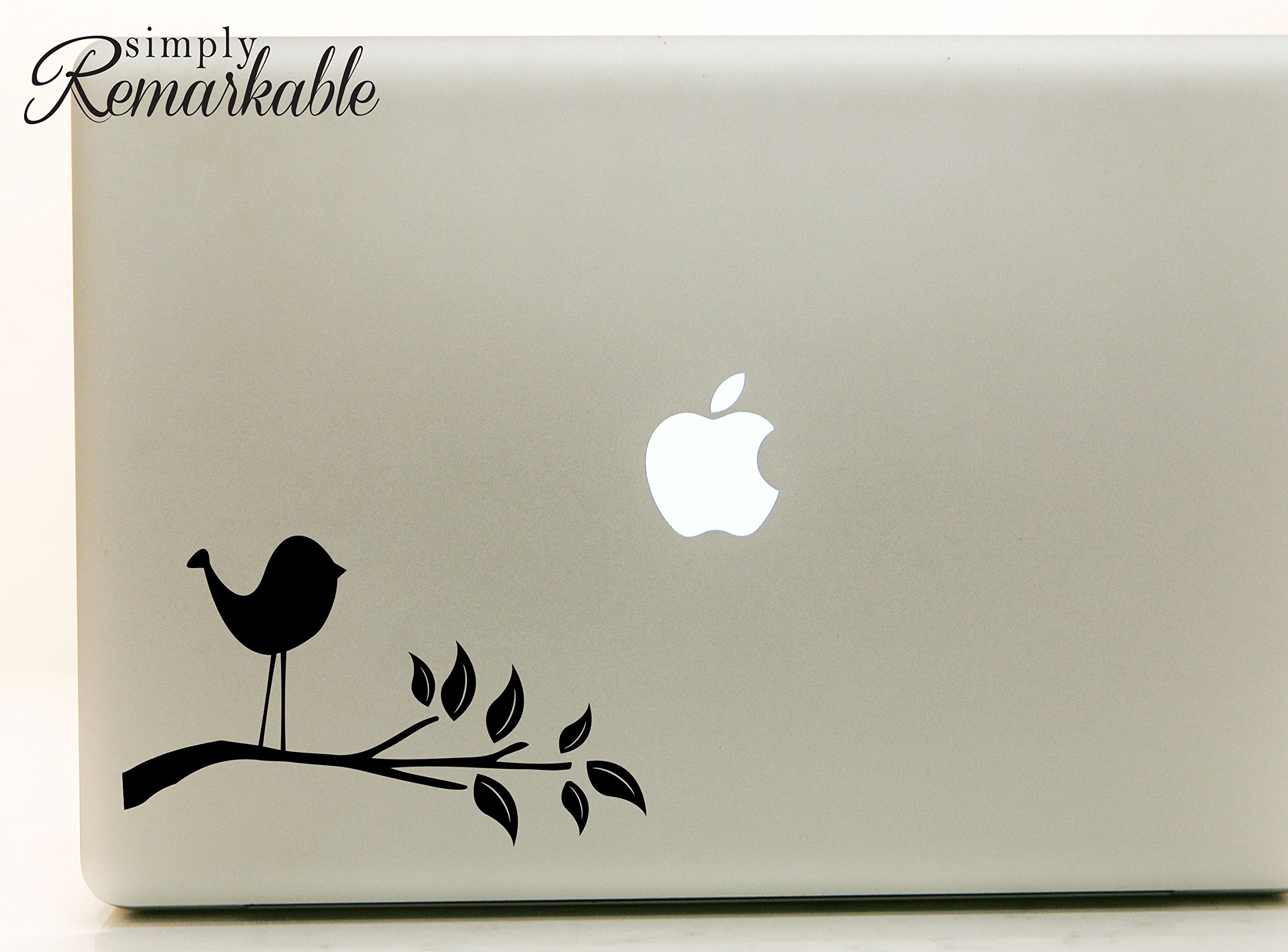 7 x 4.3 Inch Vinyl Decal Sticker - Bird on Branch Design for Laptop, Wall, Car, MacBook & More | Perfect for Personalizing Devices & Home Decor