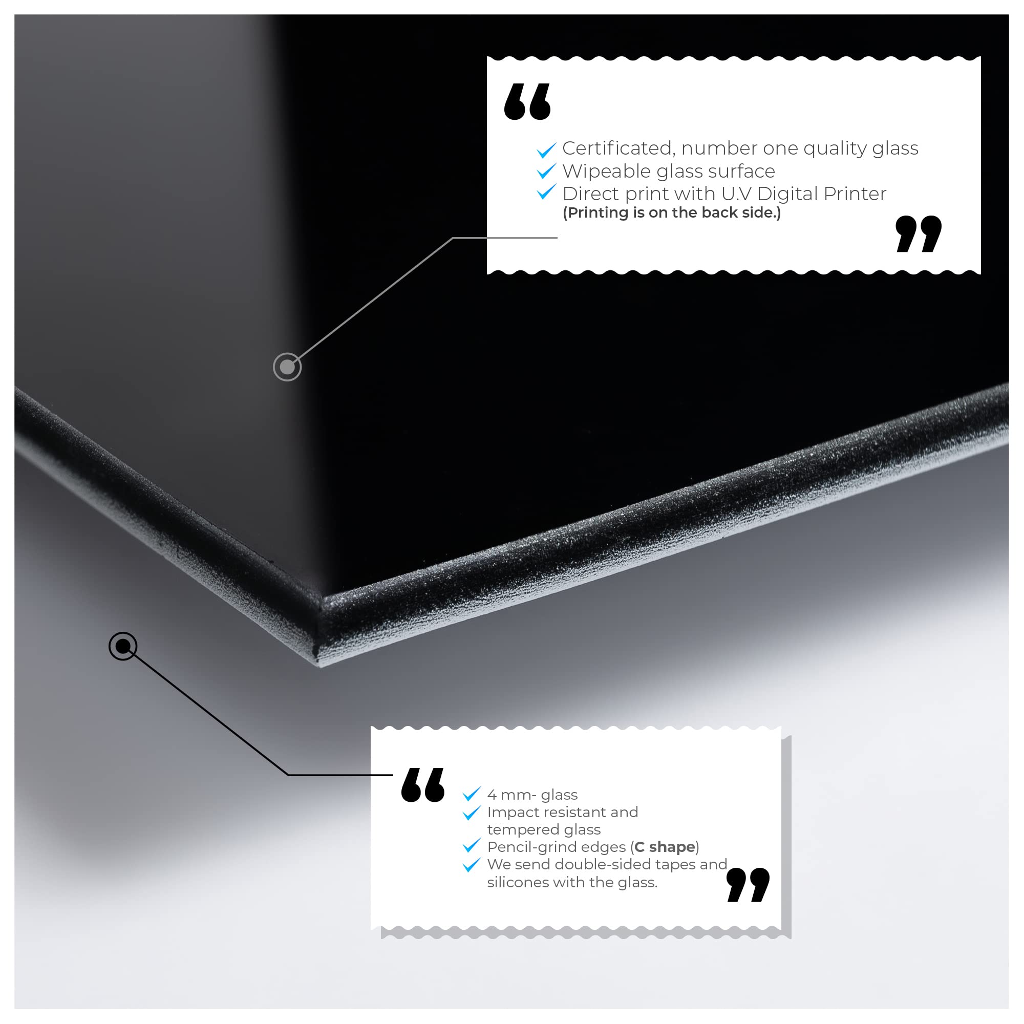 Tempered Glass Kitchen Backsplash - Heat-Resistant Stove Cover & Wall Decor for Modern Kitchens