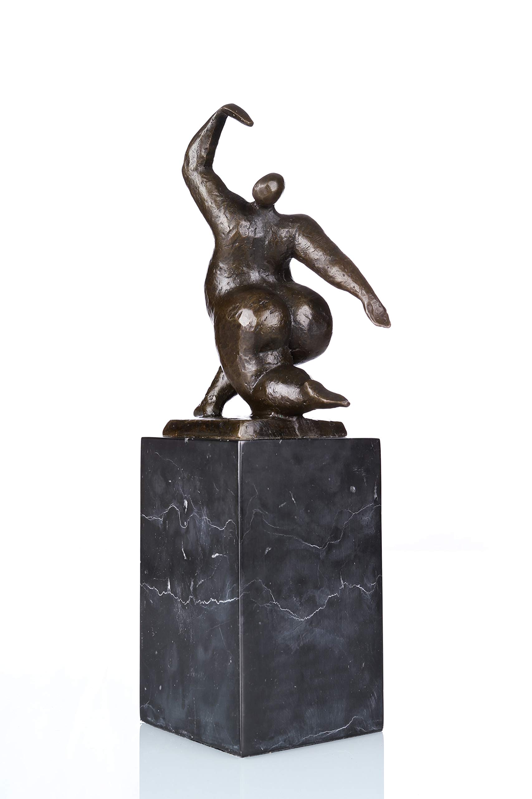 Modern Abstract Bronze Female Sculpture - Elegant Home & Office Decor Art Statue TPE-716 | Perfect for Living Room, Study, or Reception Area