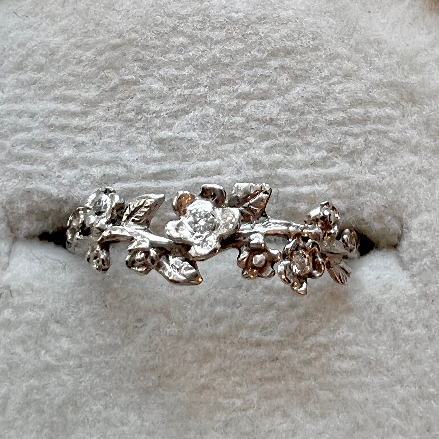 Diamond Garland Ring - Elegant & Sparkling Jewelry for Women | Perfect for Weddings, Anniversaries & Special Occasions