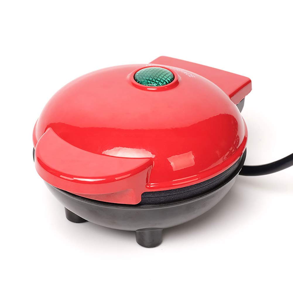 Mini Waffle Maker Machine - Portable Individual Waffle & Bubble Egg Cake Maker for Breakfast, Snacks | Perfect for Home, Office, Dorms & Camping