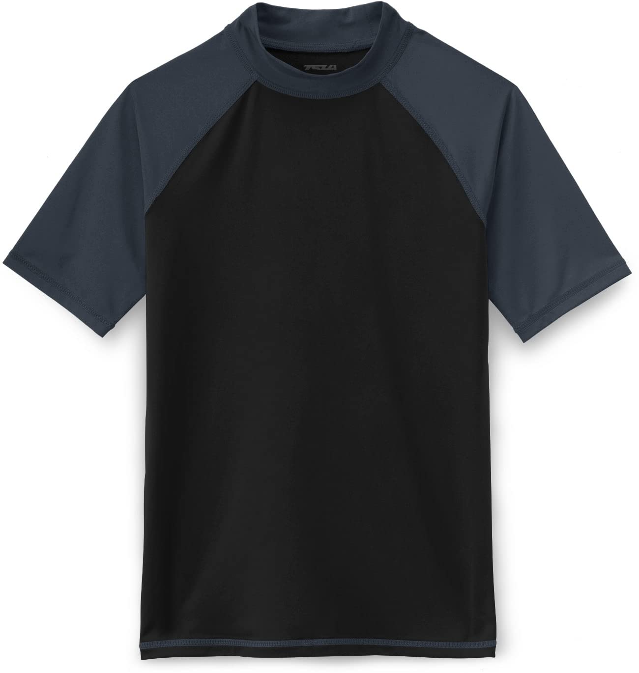 TSLA UPF 50+ Kids Sun Protection Rash Guard - UV/SPF Short Sleeve Swim Shirt for Boys & Girls - Perfect for Surfing, Swimming & Beach Activities