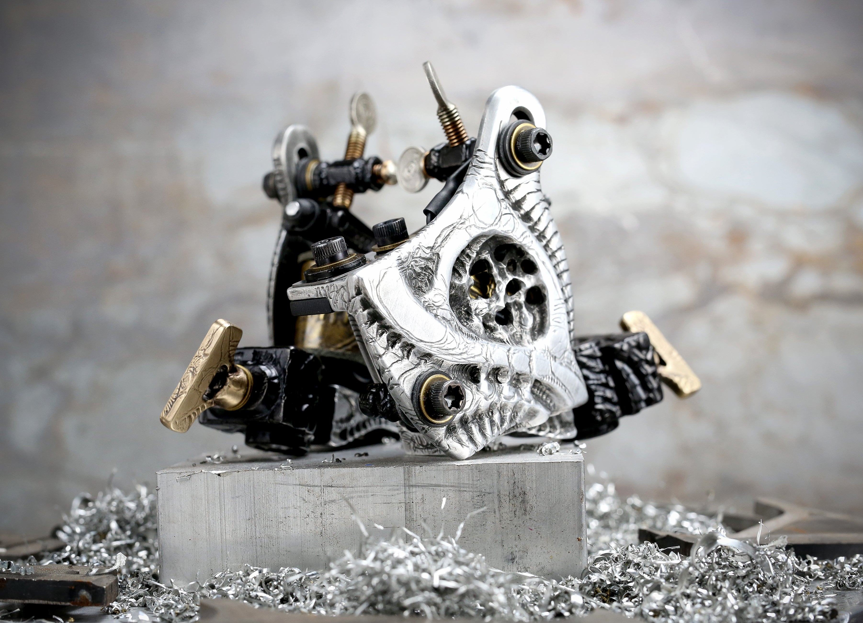 Aaron Cain x Mike Pike x Destroy Troy BIOMECH Teacup Liner - Limited Edition Art Collectible for Coffee & Tea Lovers, Perfect for Home & Office Use