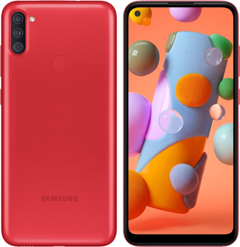 Samsung Galaxy A11 32GB Unlocked Smartphone - Red (Compatible with T-Mobile) - Perfect for Streaming, Gaming & Social Media
