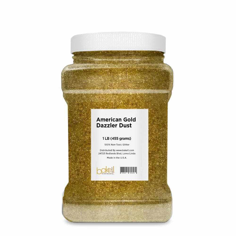 American Gold Dazzler Dust® - Premium Bulk Glitter for Crafts, DIY Projects & Nail Art | Perfect for Party Decorations, Scrapbooking & Cosmetics
