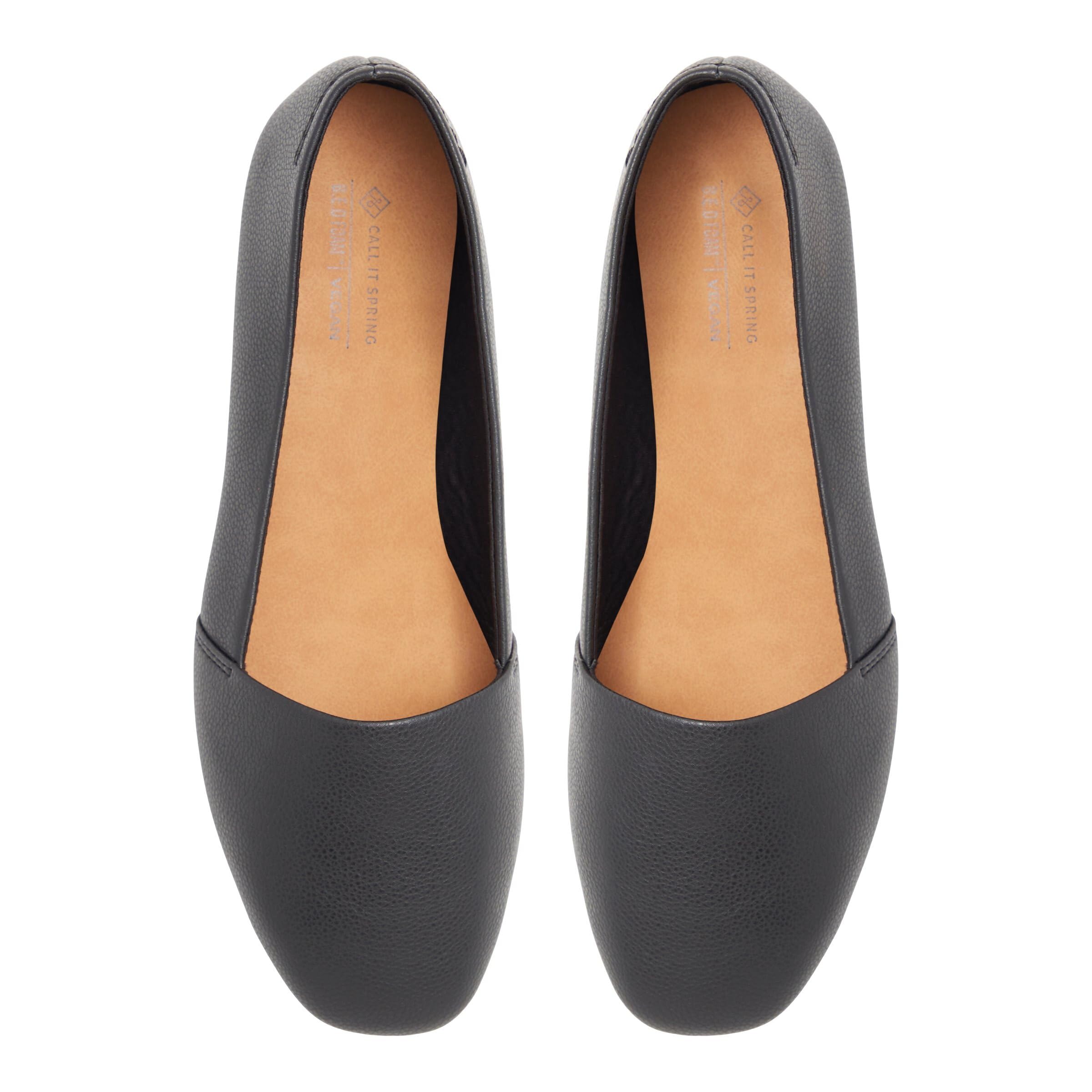 Call It Spring Women's Samantha Loafer - Comfortable Slip-On Flats for Work, Office & Casual Outfits | Stylish Pointed-Toe Ballet Shoes for Women