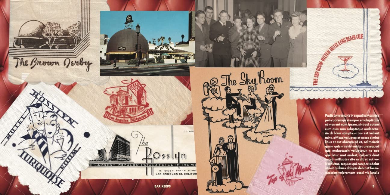Bar Keeps: Premium California Cocktail Napkins Set - Perfect for Home Bars, Parties & Entertaining
