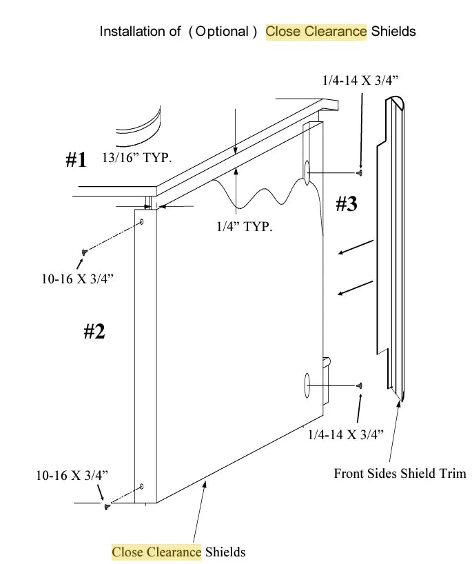 Buck Stove Close Clearance Shield for Model 74 Wood Stove - Fireplace Heat Protection for Safe Indoor Heating - Perfect for Cabins, Homes & RV Use