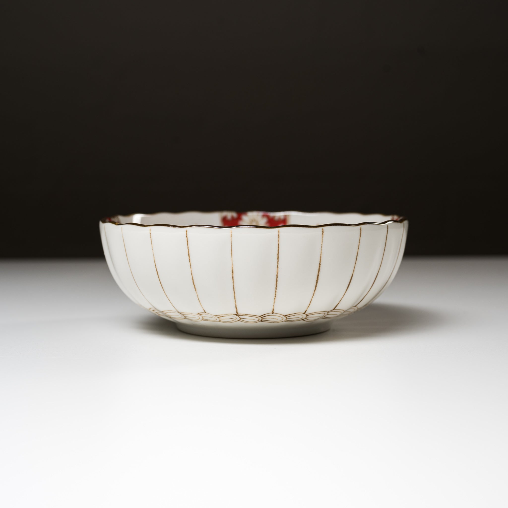 Chrysanthemum Pattern Small Side Dish Bowl - 14cm Ceramic Appetizer Plate | Perfect for Japanese Cuisine, Sushi, and Home Dining Decor