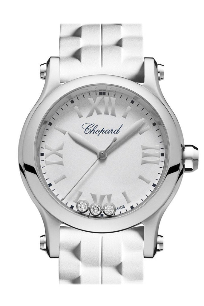 Chopard Happy Sport Women's Watch - 278590-3001 White Dial Luxury Timepiece for Elegant Occasions & Everyday Wear