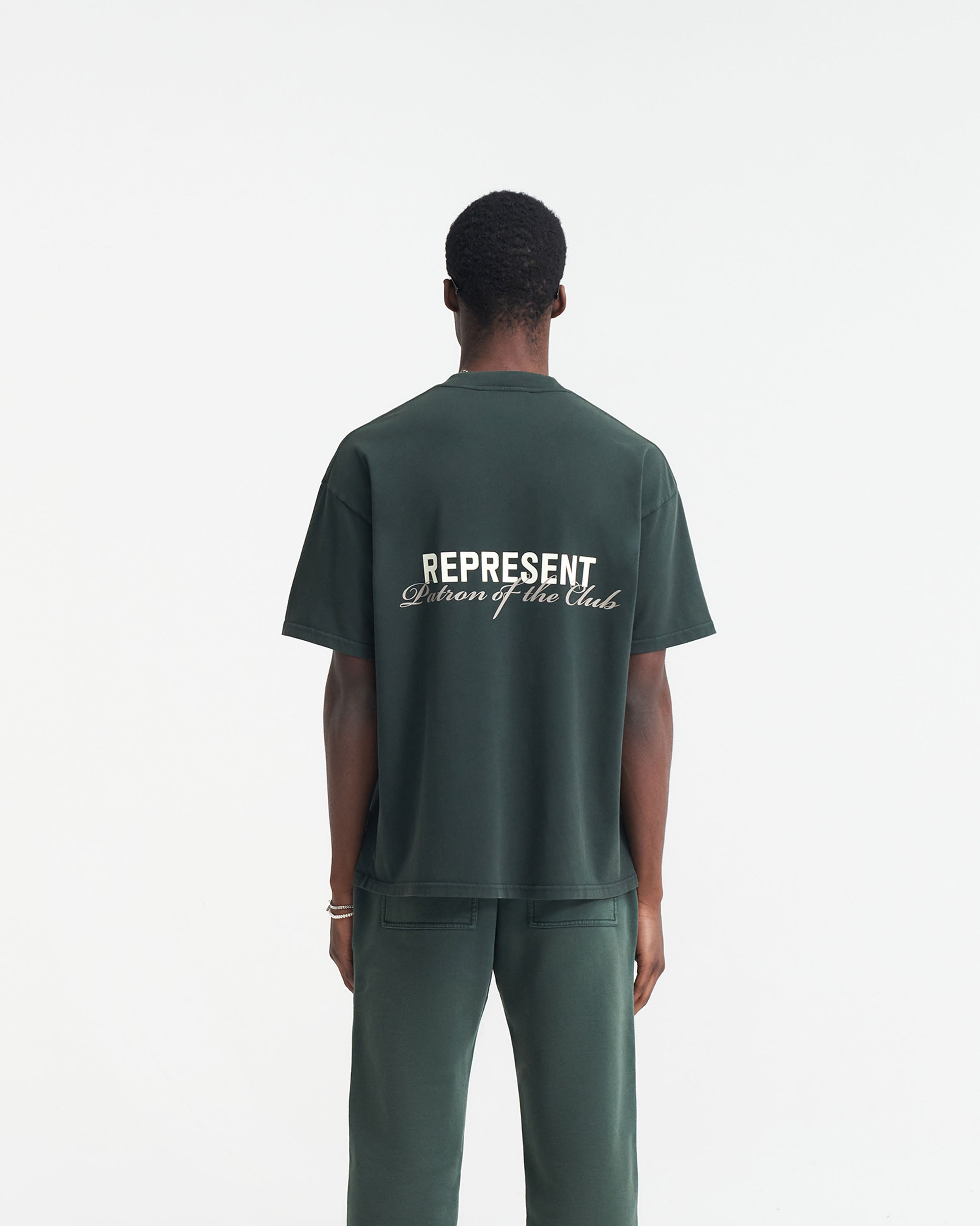 Patron Of The Club T-Shirt - Premium Cotton Men's Graphic Tee in Forest Green - Perfect for Casual Wear, Street Style & Night Out