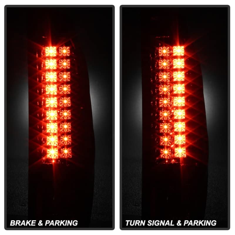 Spyder 5001085 LED Tail Lights for 2002-2006 Chevy Avalanche - Smoked Lens - Enhanced Visibility & Style for Night Driving & Custom Truck Upgrades