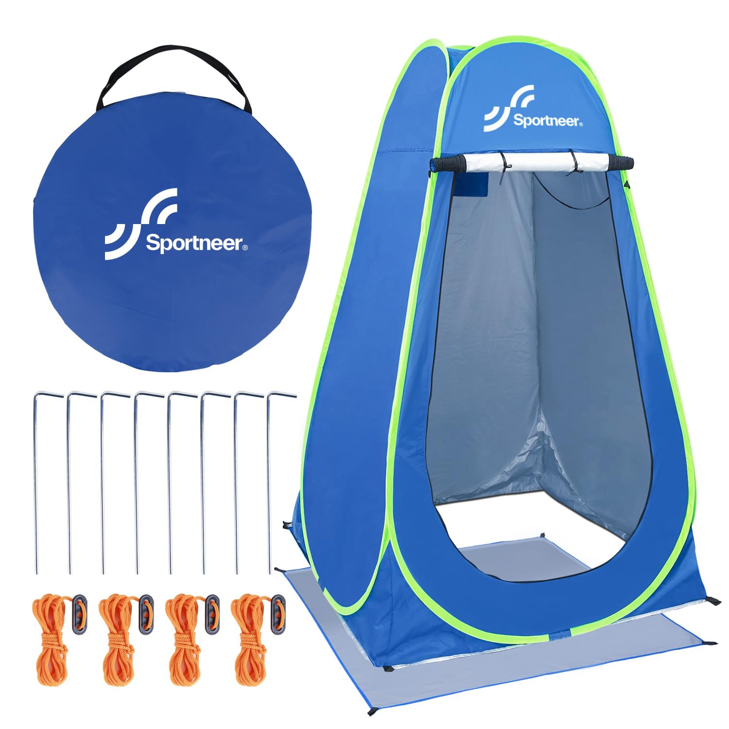 Sportneer Pop Up Privacy Shower Tent - Portable Changing Room for Camping & Beach (75