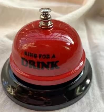 Stainless Steel Call Bell for Desk, Kitchen & Bar - Loud Ringing Service Bell for Restaurants, Hotels, Offices & Home Use - Perfect for Customer Service, Hostess Stand & Countertop Signaling