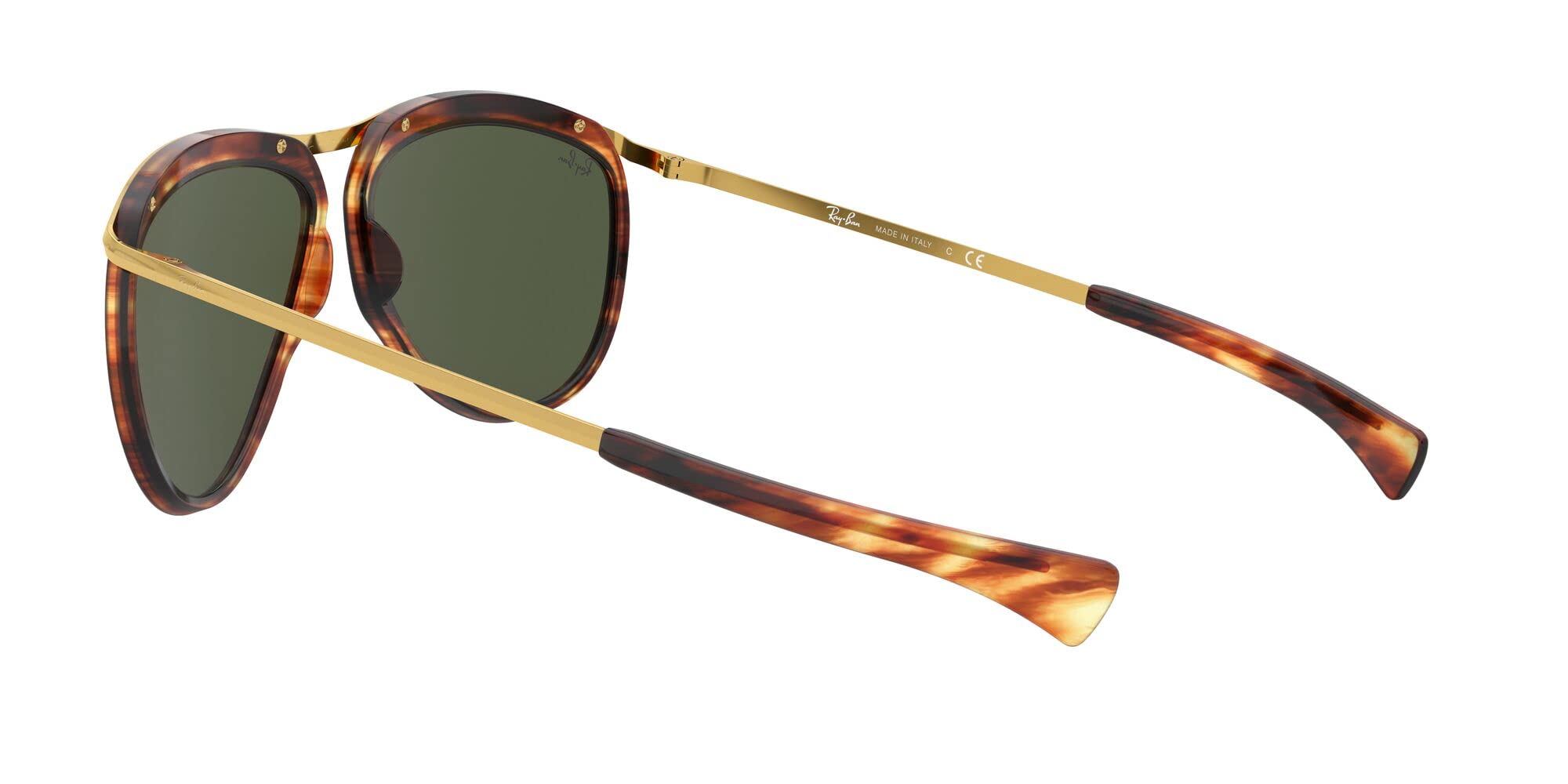 Ray-Ban RB2219 Olympian Aviator Sunglasses - Classic Polarized UV Protection for Men & Women - Perfect for Driving, Travel, and Outdoor Activities