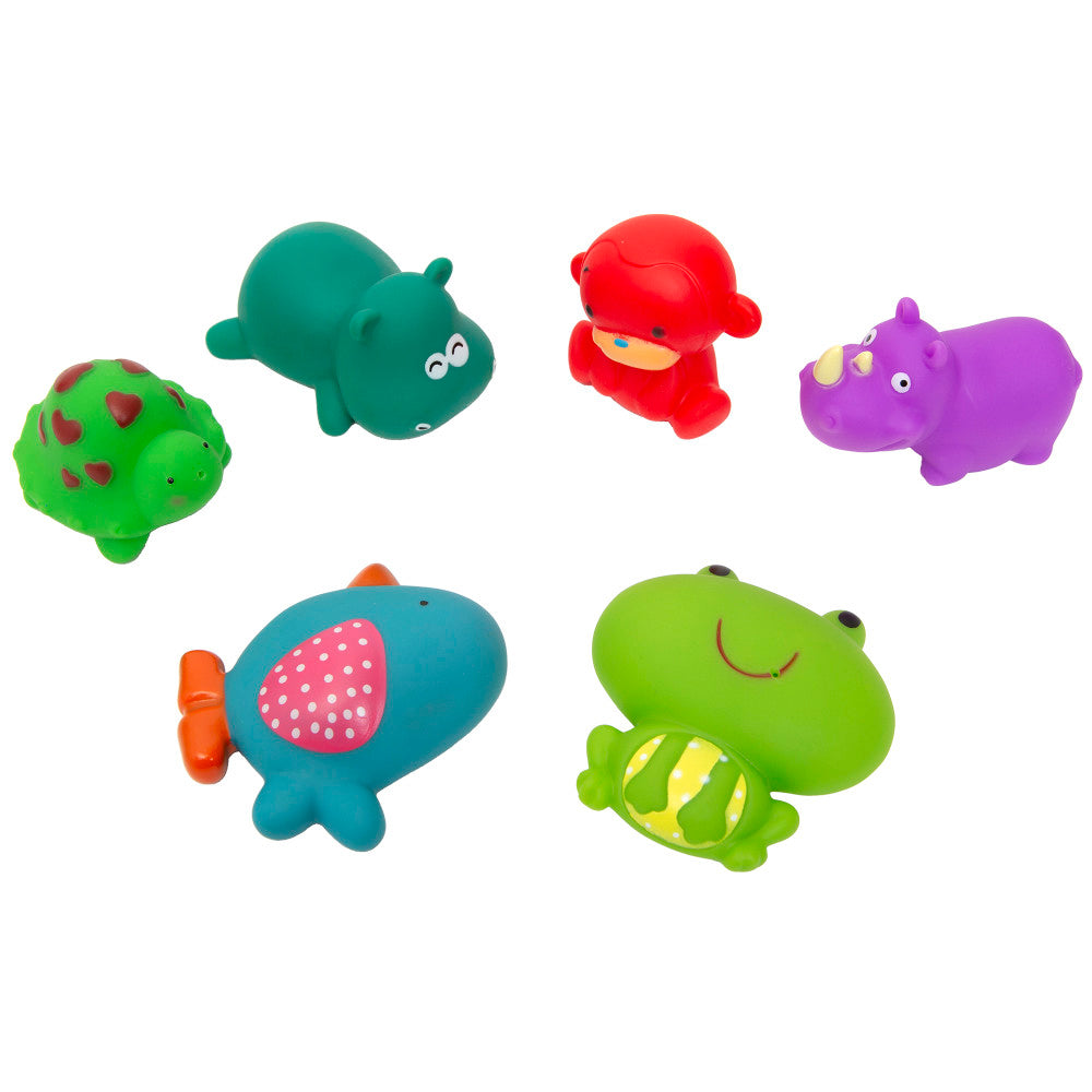 Boley Splash Zoo Safari 12-Piece Bath Toy Set for Kids - Fun Animal-Themed Bathtub Toys for Toddlers & Infants - Perfect for Bath Time Play & Water Sensory Activities