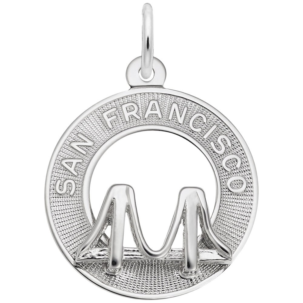 San Francisco Charm Bracelet & Necklace Charms - Handmade Jewelry for Bracelets, Necklaces & DIY Crafting - Perfect for Gifts, Travel Souvenirs & Personal Style Accessories
