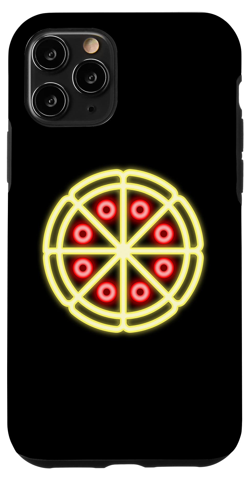 iPhone 11 Pro Pizza Slices Case - Funny Pizzaholic Pizza Crust Design for Food Lovers | Perfect for Pizza Enthusiasts & Fast Food Fans (Use at Pizza Parties, Restaurants or as a Gift for Foodies)