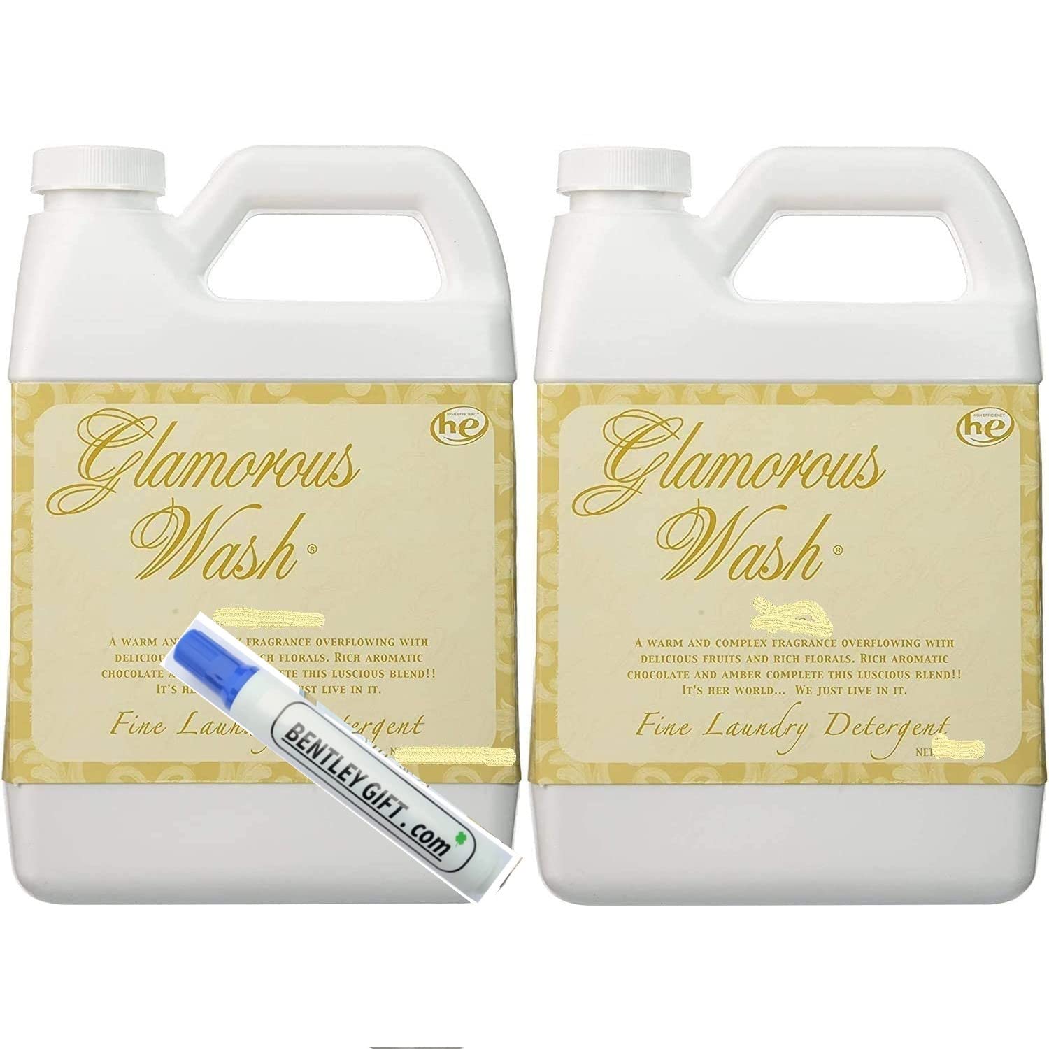 Tyler Candles French Market Glamorous Wash 128 oz (1 Gallon) Fine Laundry Detergent - Premium Scented Liquid Detergent for Clothes, Bedding & Delicates | Ideal for Luxury Laundry & Everyday Use