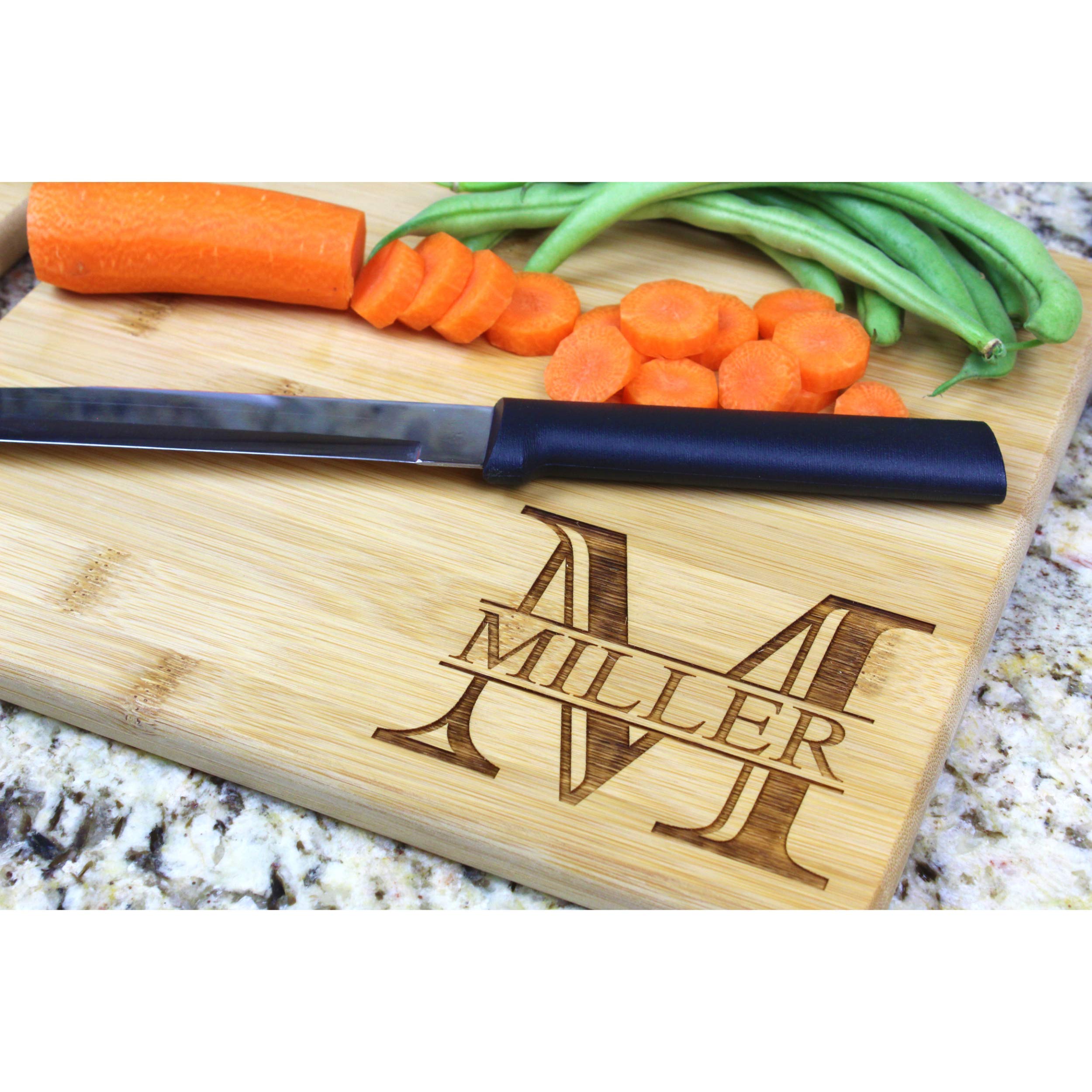Personalized Bamboo Cutting Board - Mother's Day & Anniversary Gift for Her - Perfect for Kitchen & Home Decor