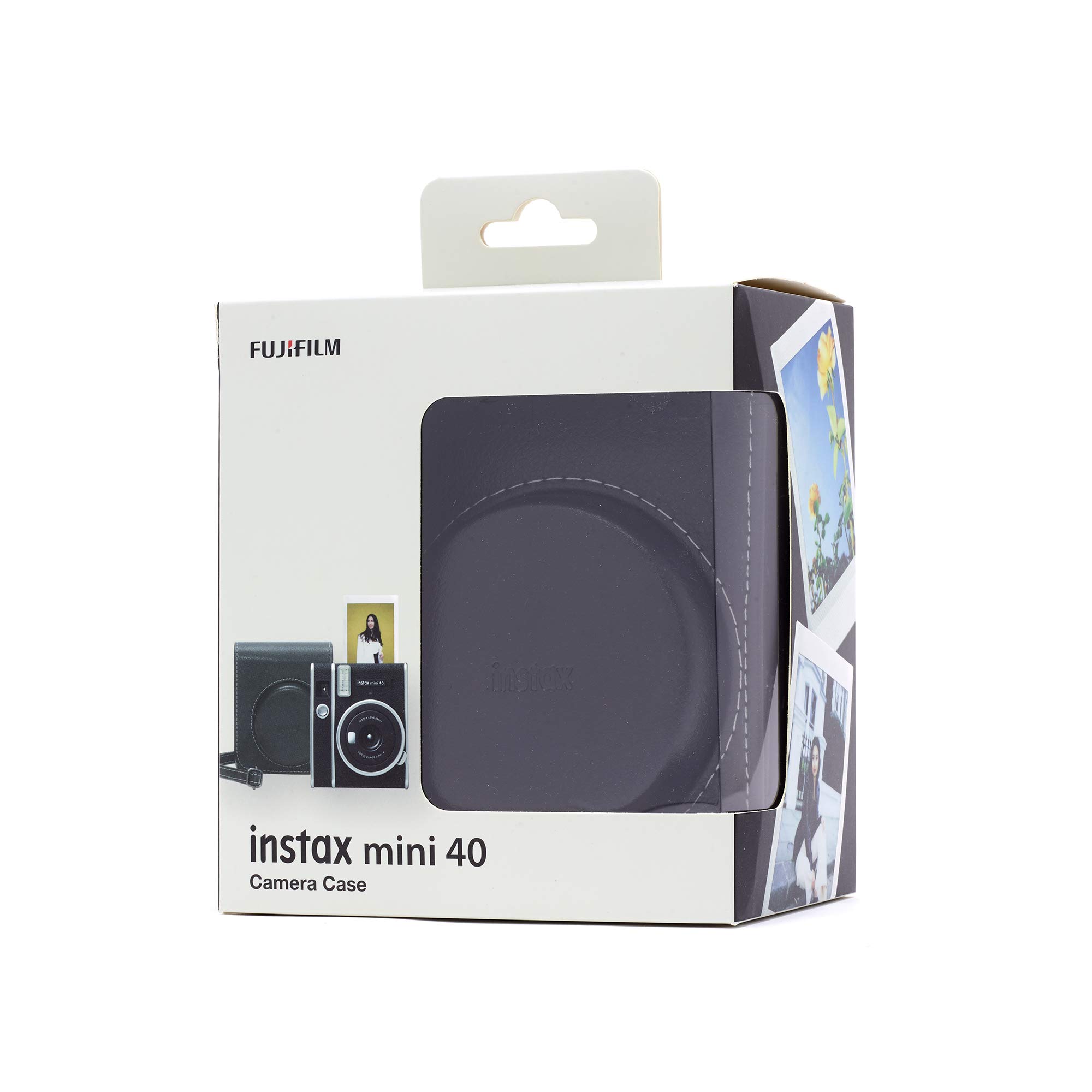 Instax Mini 40 Instant Camera Bundle with Official Case & 10-Pack Mini Film (Contact Sheet Border) - Perfect for Travel, Parties & DIY Scrapbooking