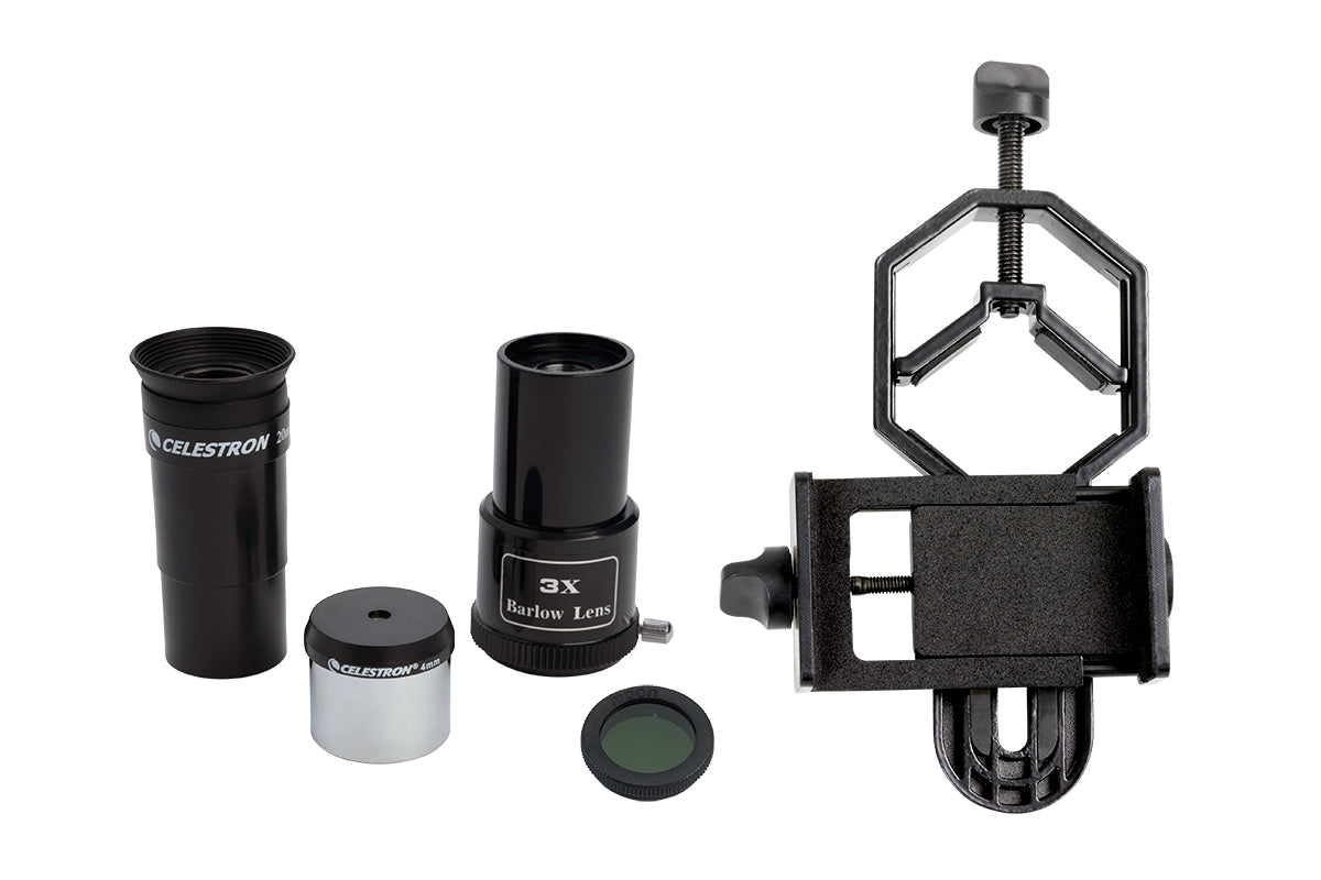 PowerSeeker 127AZ Telescope with Smartphone Adapter & Moon Filter - Perfect for Stargazing, Astrophotography & Backyard Astronomy
