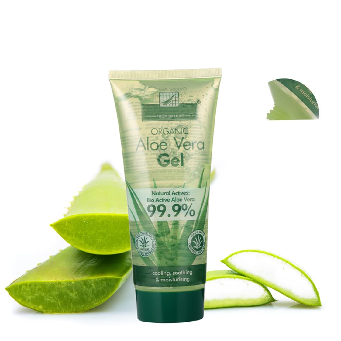**1PC Aloe Vera Gel - Ultra Hydrating & Cooling Natural Moisturizer for Skin, Face & Hair | Non-Sticky Daily Hydration & Hair Conditioner | Perfect for Sunburn Relief, After-Sun Care & Daily Skincare**