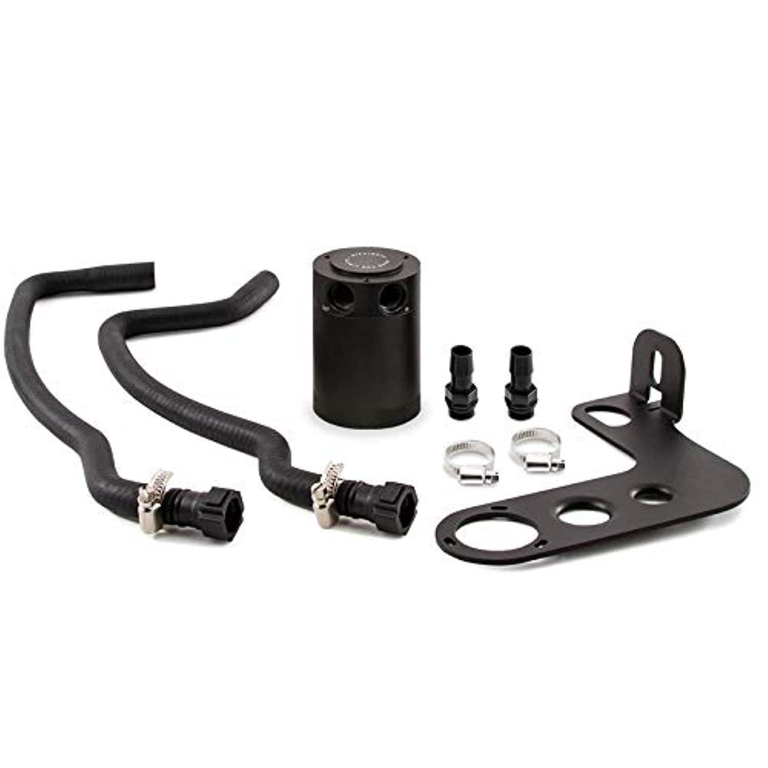 Mishimoto MMBCC-CSS-10PBE Baffled Oil Catch Can for 2010-2015 Chevrolet Camaro SS - Black | Engine Protection & Performance Upgrade | Track & Street Use
