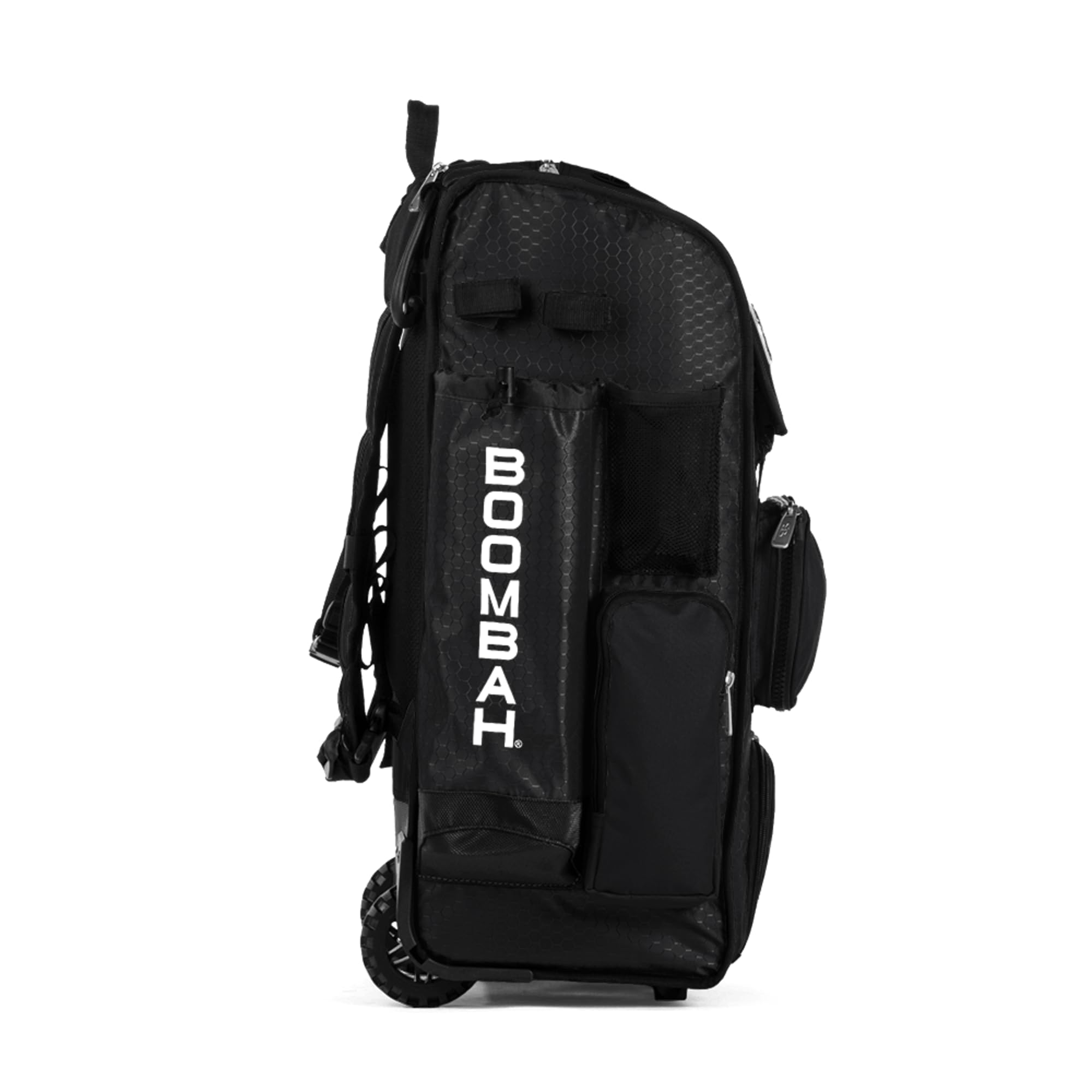 Boombah Superpack Hybrid Rolling Bat Bag - Wheeled & Backpack Baseball Equipment for Travel & Games | Durable Sports Gear for Players & Teams