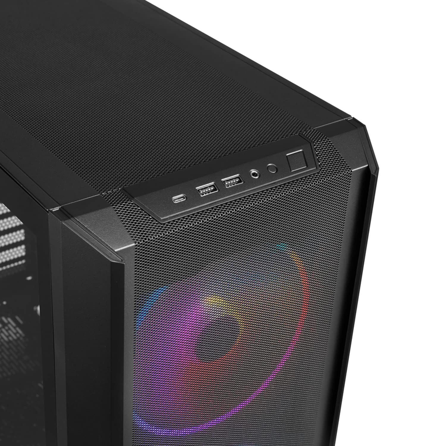 LIAN LI LANCOOL 216 E-ATX PC Case - High Airflow RGB Gaming Computer Case with Mesh Panels, 2x160mm & 1x140mm PWM Fans, Rear PCIe Fan Bracket - Perfect for Gaming Rigs, Streaming Setups & High-Performance Workstations (Black)