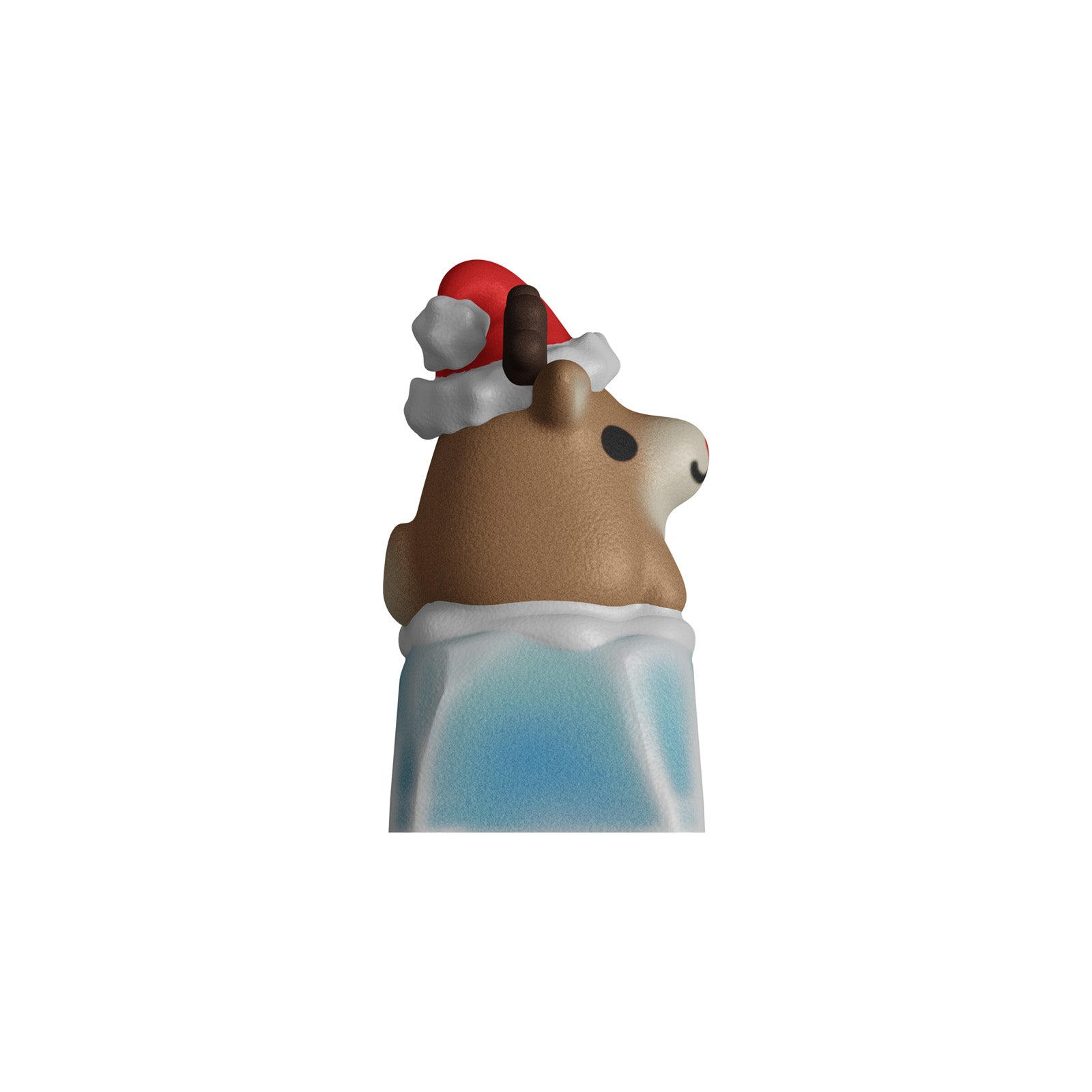 HX3D Custom Keycap - Christmas Reindeer Theme Mechanical Keyboard Keycap for Cherry MX Switches - Perfect for Gaming & Typing Enthusiasts