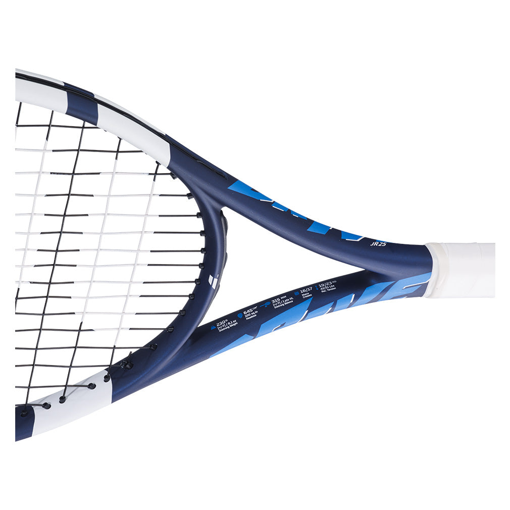 Drive Junior 25 Prestrung Tennis Racquet for Kids - Lightweight Blue Youth Tennis Racket for Beginners - Perfect for Training, Practice & Junior Tennis Matches
